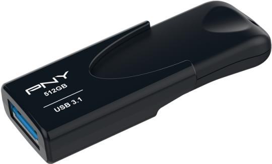 PNY Attach 4 USB-Stick USB3.1 schwarz 512GB 