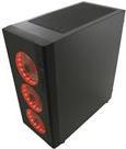LC Power Gaming 995B Light Box - Midi Tower - ATX - ohne Netzteil - Schwarz, durchsichtig - USB/Audio 