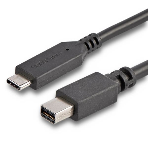 Startech USB-C zu Mini Displayport Kabel 1,8m St./St. schwarz 