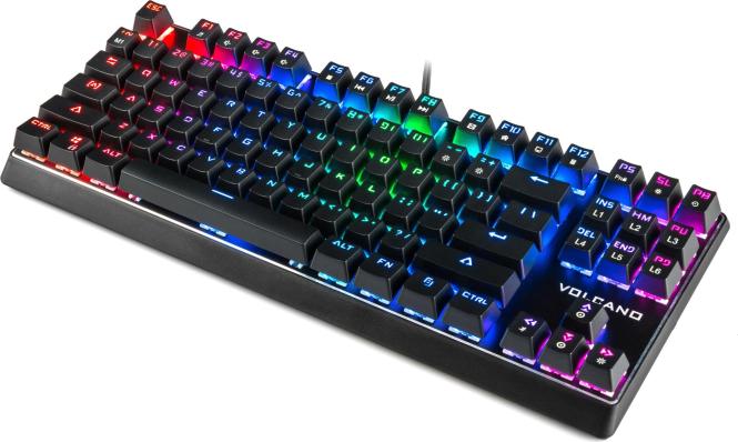 Modecom LANPARTY RGB USB QWERTY US International Schwarz (K-MC-LANPARTY-U-RGB-BROWN) 