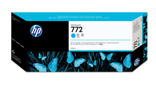 HP 772 Original Tinte cyan Standardkapazitt 300ml 1er-Pack 