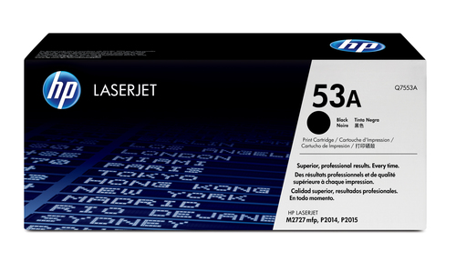 HP Toner Q7553A (53A) - Schwarz - Kapazitt: 3.000 Seiten (Q7553A) 