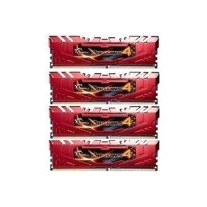 G.Skill Ripjaws 4 Series - DDR4 - 16 GB : 4 x 4 GB - DIMM 288-PIN - 2666 MHz / PC4-21300 - CL15 - 1.2 V - ungepuffert - nicht-ECC (F4-2666C15Q-16GRR) 