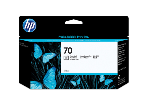 HP 70 - 130 ml - Photo schwarz - Original - DesignJet - Tintenpatrone - fr DesignJet HD Pro MFP, Z2100, Z3100, Z3100ps, Z3200, Z3200ps, Z5200, Z5400 