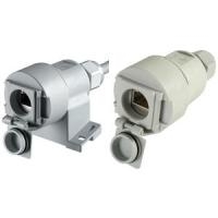 Telegrtner STX V6 - Netzwerk-Wandsteckdose - RJ-45 (W) - abgeschirmt - CAT 6 