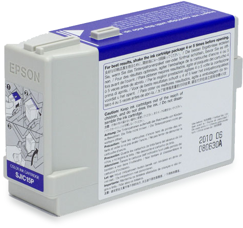 Epson Farbpatrone Farbpatrone (3-farbig), Inhalt: 78,9 ml, fr Epson ColorWorks C3400 (C33S020464) 