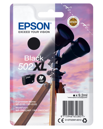 Tinte schwarz 502XL (C13T02W14010) 