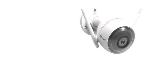 EZVIZ Husky Air - Netzwerk-berwachungskamera - Farbe (Tag&amp;Nacht) - 1920 x 1080 - 1080p - M12-Anschluss - feste Brennweite - Audio - drahtlos - Wi-Fi - LAN 10/100 - H.264 - DC 12 V (CS-CV310-A0-1B2WFR (2.8MM)) 