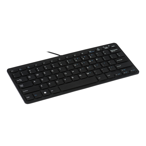 R-GO Compact-Tastatur Nordic-Layout schwarz 