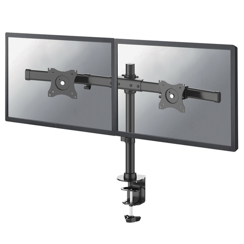 NewStar FPMA-DCB100DBLACK - Tischhalterung fr 2 LCD-Displays - Schwarz - Bildschirmgre: 25.4-68.6 cm (10 Zoll-27 Zoll) 