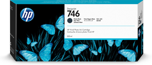 HP 746 Tinte Matt Schwarz P2V83A 