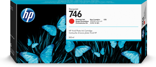 HP 746 - 300 ml - Chromatic Red - Original - DesignJet - Tintenpatrone - fr DesignJet Z6 PostScript, Z6dr PostScript, Z9+ PostScript, Z9+dr PostScript 