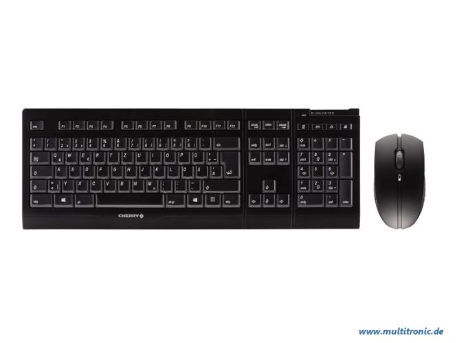 Cherry B.UNLIMITED 3.0 Funktastatur mit Maus schwarz 