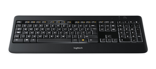 Logitech Wireless Illuminated Keyboard K800 - Tastatur - hinterleuchtet - kabellos - 2.4 GHz - Belgien 