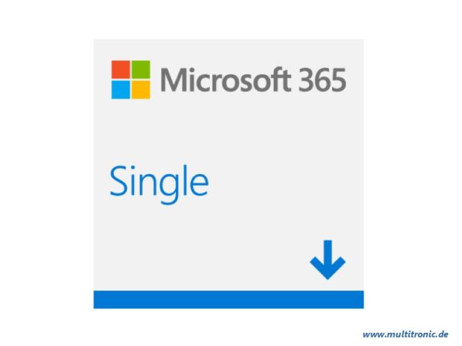 Microsoft 365 Single - Box-Pack (1 Jahr) - 1 Person - ohne Medien, P6 - Win, Mac, Android, iOS - Deutsch - Eurozone 