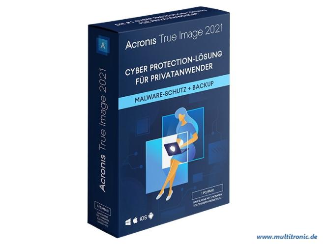 ACRONIS True Image 2021 Box 3 Computers perpetual (DE) 