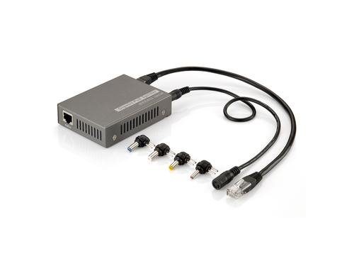 LEVEL ONE 10/100/1000Mbps High Power PoE Splitter zur Trennung von Daten und Strom (552034) 