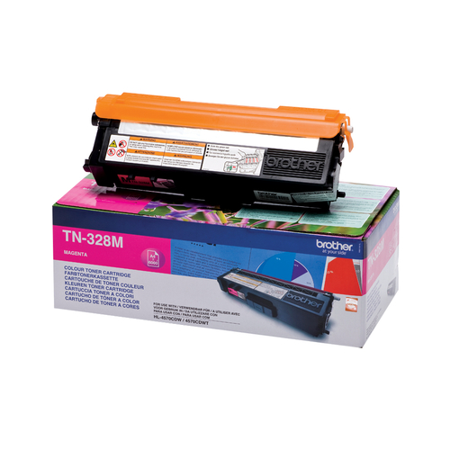 Brother Toner TN-328M - Magenta - Kapazitt: 6.000 Seiten (TN328M) 