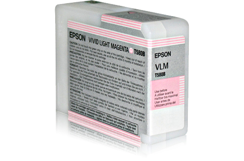 EPSON T580 Tinte vivid hell magenta Standardkapazitt 80ml 1er-Pack 