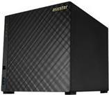 ASUSTOR AS1004T - V2 - NAS-Server - 4 Schchte - SATA 6Gb/s - RAID 0, 1, 5, 6, 10, JBOD - RAM 512MB - Gigabit Ethernet - iSCSI (90IX00K1-BW3S20) 