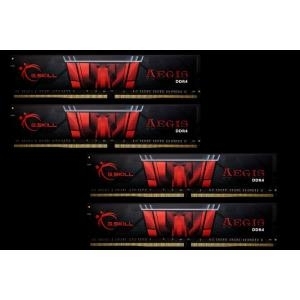 G.Skill AEGIS - DDR4 - 64 GB : 4 x 16 GB - DIMM 288-PIN - 2400 MHz / PC4-19200 - CL15 - 1.2 V - ungepuffert - nicht-ECC (F4-2400C15Q-64GIS) 