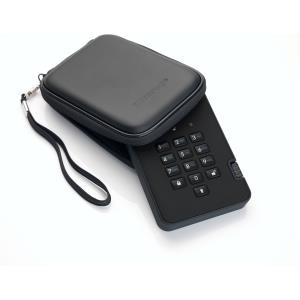 iStorage diskAshur 2 - Festplatte - verschlsselt - 500GB - extern (tragbar) - USB 3,1 Gen1 - 5400 U/min - Puffer: 8MB - FIPS 197 - 256-Bit-AES - Phantomschwarz (IS-DA2-256-500-B) 