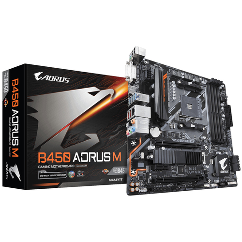 MB Gigabyte B450 AORUS M        (B450,AM4,mATX,DDR4,VGA,AMD) 