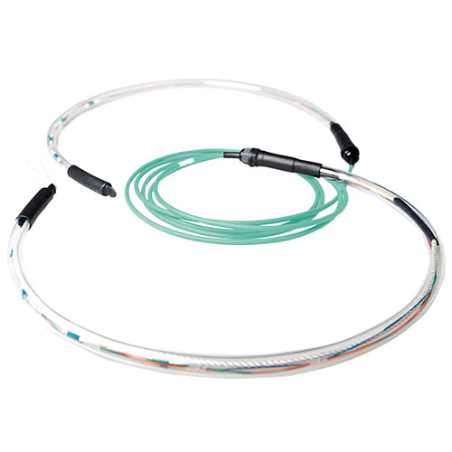 ACT 280 meter Multimode 50/125 OM3 indoor/outdoor cable 8 fibers with LC connectors. 8xlc-8xlc 50/125 om3 lt 280m (RL4228) 