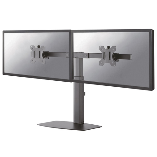 NewStar FPMA-D865DBLACK - Tischhalterung fr 2 LCD-Displays - Schwarz - Bildschirmgre: 25.4-68.6 cm (10 Zoll-27 Zoll) 