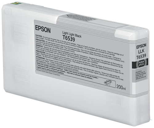 EPSON T6539 Tinte hell schwarz Standardkapazitt 200ml 