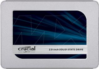 Crucial MX500 - SSD - verschlsselt - 1 TB - intern - 2.5 Zoll (6.4 cm) - SATA 6Gb/s - 256-Bit-AES - TCG Opal Encryption 2.0 