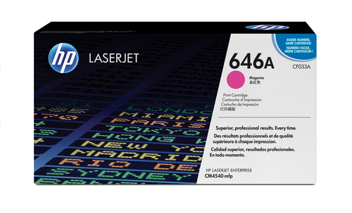 HP Toner CF033A (646A) - Magenta - Kapazitt: 12.500 Seiten (CF033A) 