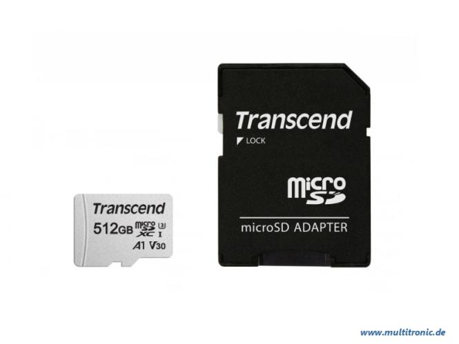 Transcend 300S microSDXC 512GB UHS-I U3 / Video Class V30 
