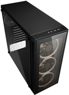 Sharkoon TG4 RGB - Midi Tower - ATX - ohne Netzteil - Schwarz, RGB - USB/Audio (4044951026685) 
