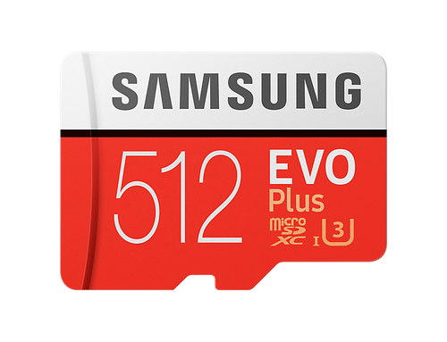 SD MicroSD Card 512GB Samsung SDXC EVO Plus (Class10) m.Adap retail 