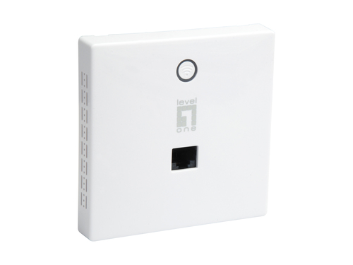 LevelOne WAP-8221 Wireless WLAN Access Point AC750 / PoE / Unterputzmontage von Controller / verwaltet 