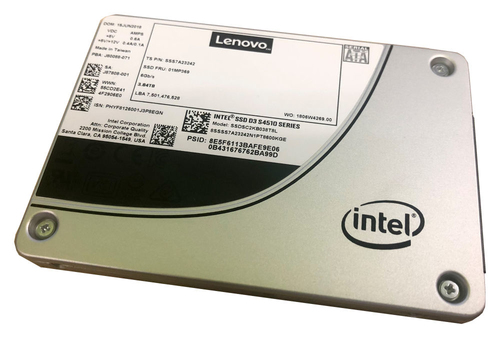 LENOVO ThinkSystem 8,9cm 3,5Zoll Intel S4510 480GB Entry SATA 6Gb Hot Swap SSD 