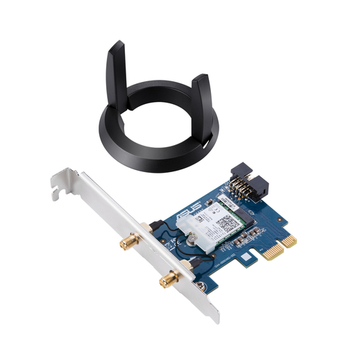 ASUS PCE-AC58BT - Netzwerkadapter - PCIe - 802,11b, 802,11a, 802,11g, 802,11n, 802,11ac, Bluetooth 5,0 (90IG04S0-MM0R10) 