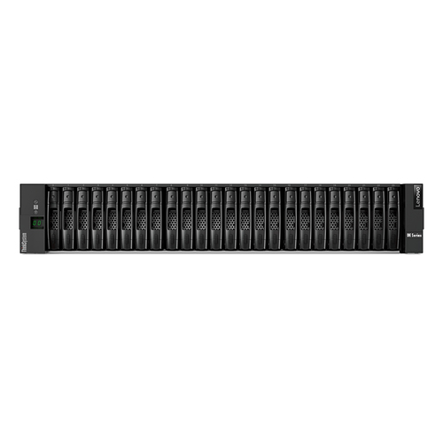 Lenovo ThinkSystem DE4000F 2U24 SFF controller enclosure - Festplatten-Array - 24 Schchte (SAS-3) - 16Gb Fibre Channel (extern) - Rack - einbaufhig - 2U (7Y76A001WW) 