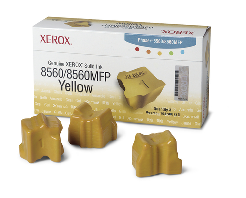 Xerox - Feste Tinten - 3 x Gelb - 3400 Seiten (108R00725) 