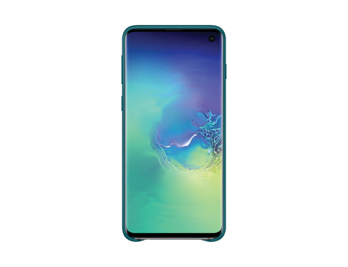 Samsung Leather Cover fr Galaxy S10 grn 