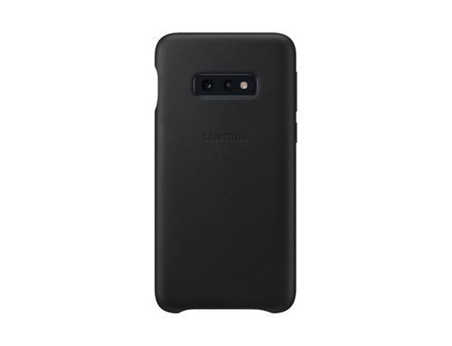 Samsung Leather Cover fr Galaxy S10e schwarz 