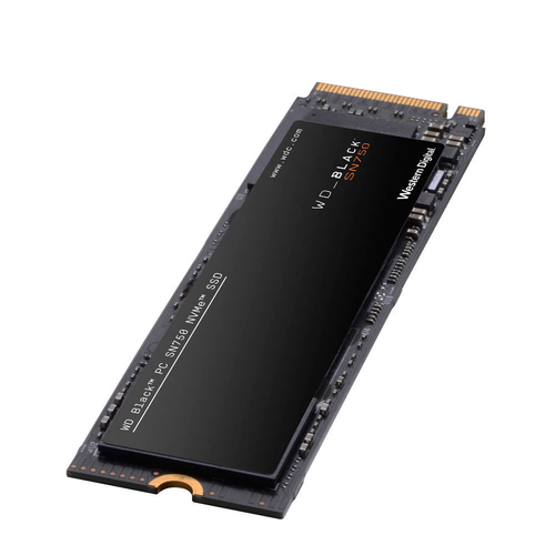 WD Black SSD SN750 Gaming 1TB PCIe Gen3 8Gb/s M.2 High-Performance NVMe SSD Bulk 
