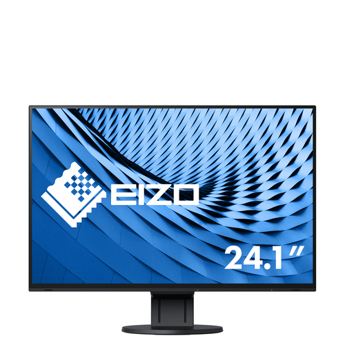 EIZO EV2457-BK 61cm (24 Zoll) WUXGA IPS 16:10 Monitor DVI/DP/HDMI Pivot HV 