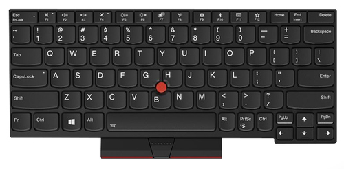 Lenovo Primax - Ersatztastatur Notebook - hinterleuchtet - Deutsch (01YP212) 