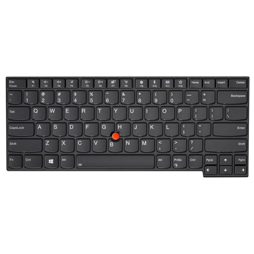 Lenovo Sunrex - Ersatztastatur Notebook - mit Trackpoint - hinterleuchtet - Englisch - US - FRU - fr ThinkPad E480 20KN, 20KQ (FRU01YP549) 