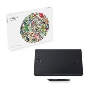 Wacom Intuos Pro Medium - Digitalisierer - 22.4 x 14.8 cm - Multi-Touch - elektromagnetisch - 8 Tasten - drahtlos, verkabelt - USB, Bluetooth - Schwarz 