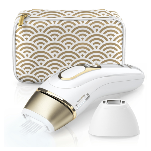 Silk-expert Pro 5 IPL PL5137, Haarentferner wei/gold, inkl. Etui + Gillette Venus Extra Smooth Swirl 