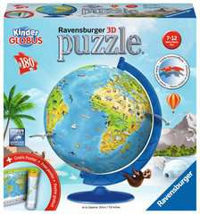 3D Puzzle-Ball Kinderglobus in deutscher Sprache 