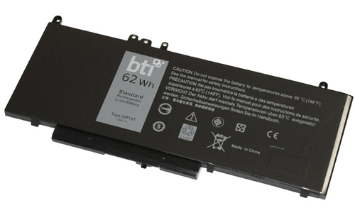 Battery Tech BTI 4C BATTERY DELL E5470 E557 OEM: 6MT4T 7V69Y (6MT4T-BTI) 